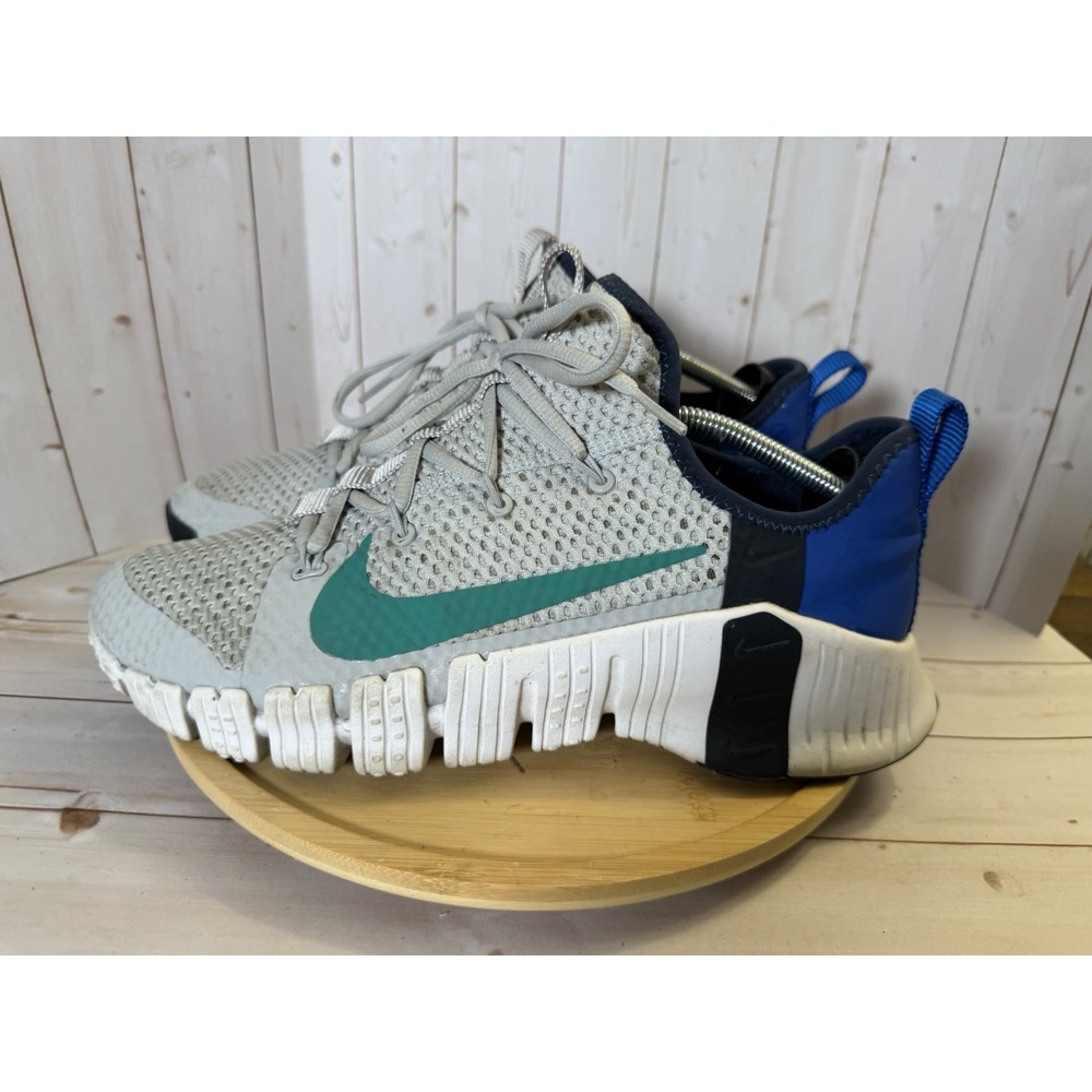 Nike Free Metcon 3 Grey Fog Neptune Green Men's Size 11 CJ0861-043 Cross Train